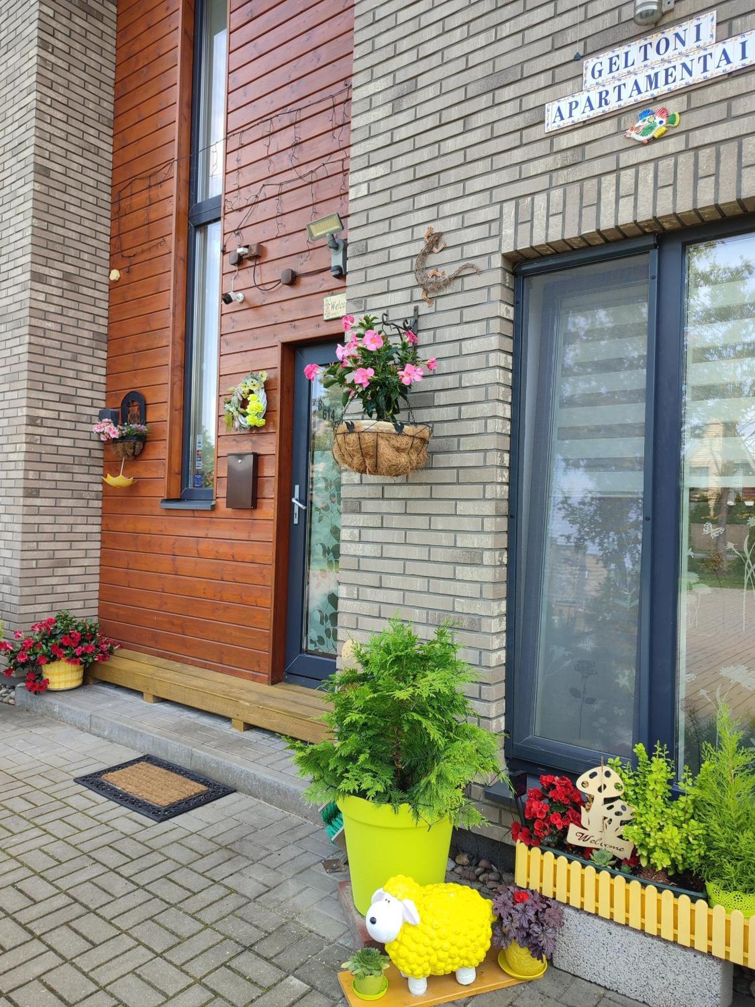 Geltoni Apartamentai Palanga Exterior foto